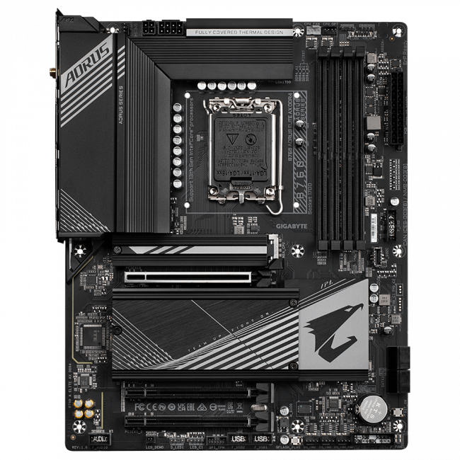Материнская плата Gigabyte B760 AORUS ELITE AX DDR4 — для бизнеса и офиса