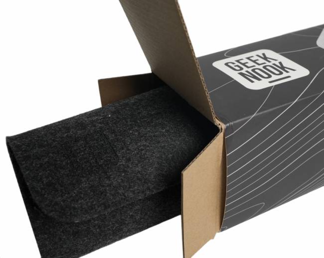 Коврик для мыши Geek Nook 100х50 см Black Felt (20240402) — для бизнеса и офиса Коврик для мыши Geek Nook 100х50 см Black Felt (20240402) — для бизнеса и офиса