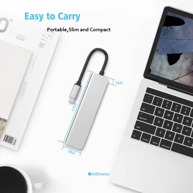 Адаптер Type-CM-->HDMI 4K*30Hz+2*USB3.0+TF+SD+PD AlumiShell, VCOM <CU4371> VCOM CU4371 — для бизнеса и офиса Адаптер Type-CM-->HDMI 4K*30Hz+2*USB3.0+TF+SD+PD AlumiShell, VCOM <CU4371> VCOM CU4371 — для бизнеса и офиса