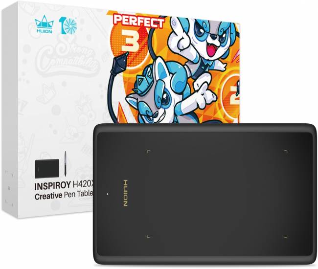 Графический планшет Huion Inspiroy H420X — для бизнеса и офиса Графический планшет Huion Inspiroy H420X — для бизнеса и офиса