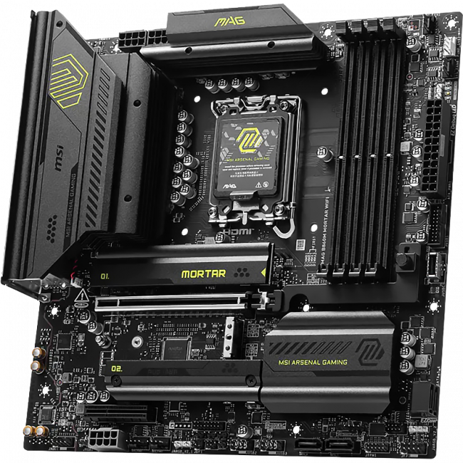 Материнская плата MSI MAG B860M MORTAR WIFI — для бизнеса и офиса