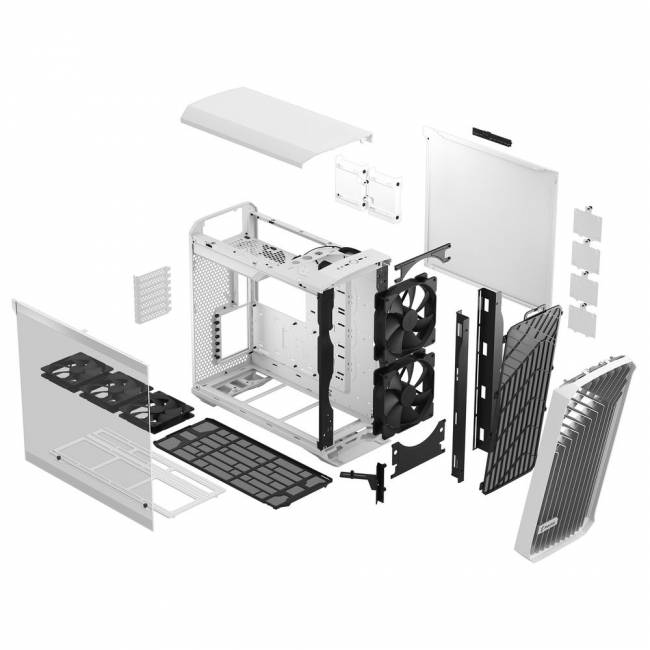 Корпус ПК без блока питания Корпус Design Torrent TG Clear Tint (FD-C-TOR1A-03) — для бизнеса и офиса