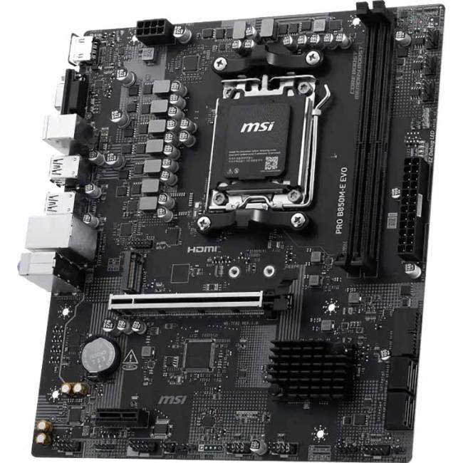 Материнская плата MSI PRO B850M-E EVO — для бизнеса и офиса Материнская плата MSI PRO B850M-E EVO — для бизнеса и офиса
