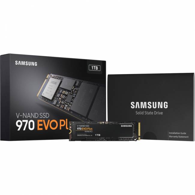 Твердотельные накопители Samsung 970 EVO Plus 1000GB (MZ-V7S1T0BW) — для бизнеса и офиса Твердотельные накопители Samsung 970 EVO Plus 1000GB (MZ-V7S1T0BW) — для бизнеса и офиса