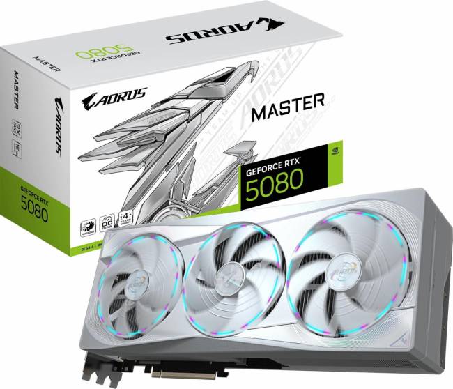 Видеокарта Gigabyte GV-N5080AORUSM ICE-16GD 1.0 — для бизнеса и офиса Видеокарта Gigabyte GV-N5080AORUSM ICE-16GD 1.0 — для бизнеса и офиса