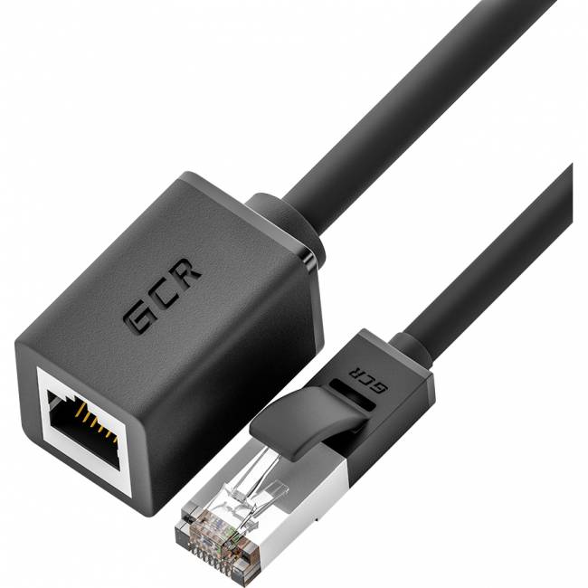 GCR Удлинитель патч-корда прямой 0.15m, FTP медь, кат.6, черный, никелированный коннектор, 24 AWG, Premium ethernet high speed 10 Гбит/с, RJ45, T568B, GCR-51571 Greenconnect GCR-51571 — для бизнеса и офиса GCR Удлинитель патч-корда прямой 0.15m, FTP медь, кат.6, черный, никелированный коннектор, 24 AWG, Premium ethernet high speed 10 Гбит/с, RJ45, T568B, GCR-51571 Greenconnect GCR-51571 — для бизнеса и офиса