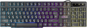 Defender Проводная игровая клавиатура Mayhem GK-360DL RU,RGB подсветка,19 Anti-Ghost Defender Mayhem GK-360DL