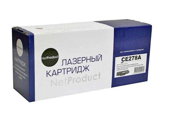 Картридж NetProduct (N-CE278A) для HP LJ Pro P1566/P1606dn/M1536dnf, 2,1K (Поврежд. упак.) — для бизнеса и офиса Картридж NetProduct (N-CE278A) для HP LJ Pro P1566/P1606dn/M1536dnf, 2,1K (Поврежд. упак.) — для бизнеса и офиса