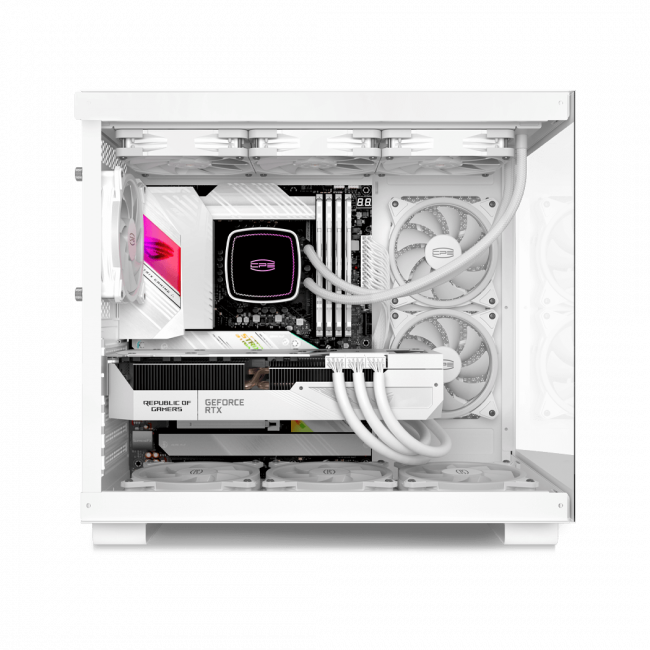 Корпус без блока питания PCCooler C3T500 ARGB WH — для бизнеса и офиса