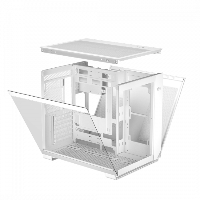 Корпус без блока питания PCCooler C3T500 ARGB WH — для бизнеса и офиса