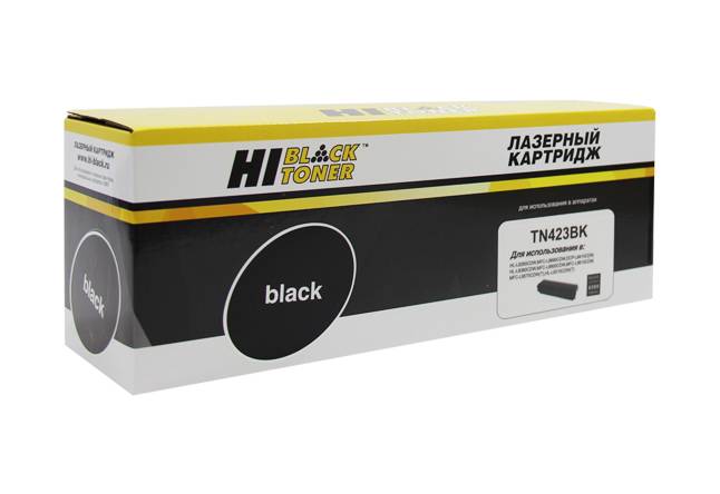 Тонер-картридж Hi-Black (HB-TN-423BK) для Brother HL-L8260CDW/8360/MFC L8690CDW, Bk, 6,5K — для бизнеса и офиса Тонер-картридж Hi-Black (HB-TN-423BK) для Brother HL-L8260CDW/8360/MFC L8690CDW, Bk, 6,5K — для бизнеса и офиса