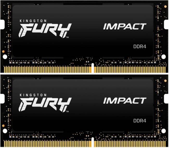Память оперативная Kingston FURY Impact KF432S20IBK2/64 — для бизнеса и офиса Память оперативная Kingston FURY Impact KF432S20IBK2/64 — для бизнеса и офиса