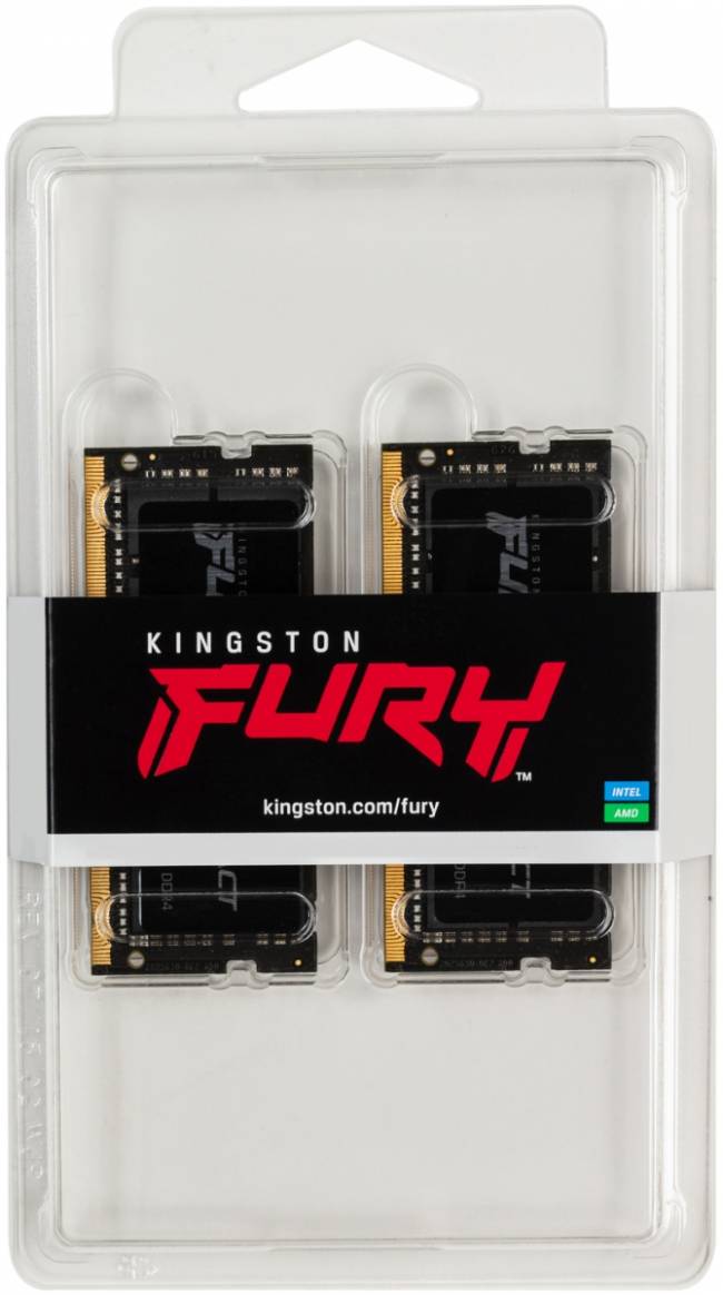Память оперативная Kingston FURY Impact KF432S20IBK2/64 — для бизнеса и офиса Память оперативная Kingston FURY Impact KF432S20IBK2/64 — для бизнеса и офиса
