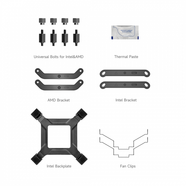 Кулер для процессора PCCooler RT500 Digital BK — для бизнеса и офиса