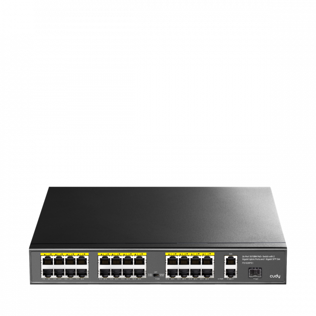 Коммутатор Cudy FS1026PS1 — для бизнеса и офиса
