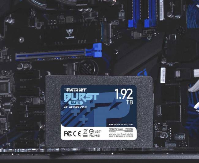 Накопитель SSD Patriot PBE192TS25SSDR — для бизнеса и офиса Накопитель SSD Patriot PBE192TS25SSDR — для бизнеса и офиса