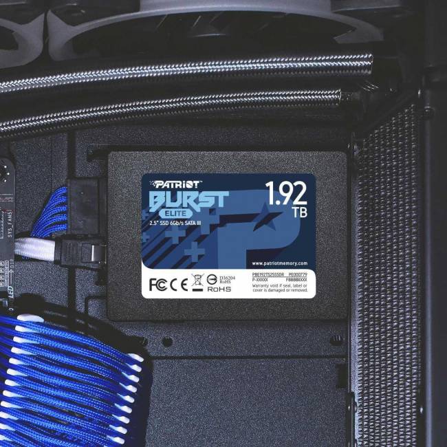 Накопитель SSD Patriot PBE192TS25SSDR — для бизнеса и офиса Накопитель SSD Patriot PBE192TS25SSDR — для бизнеса и офиса