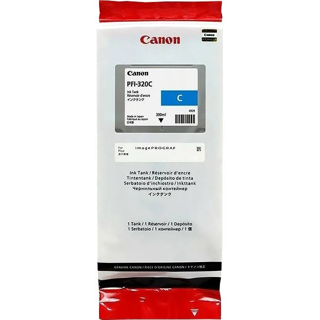 Картридж Canon PFI-320 (2891C001) — для бизнеса и офиса Картридж Canon PFI-320 (2891C001) — для бизнеса и офиса
