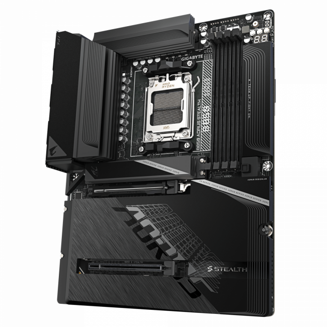 Материнская плата Gigabyte B850 A STEALTH — для бизнеса и офиса Материнская плата Gigabyte B850 A STEALTH — для бизнеса и офиса