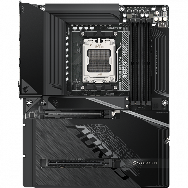 Материнская плата Gigabyte B850 A STEALTH — для бизнеса и офиса Материнская плата Gigabyte B850 A STEALTH — для бизнеса и офиса