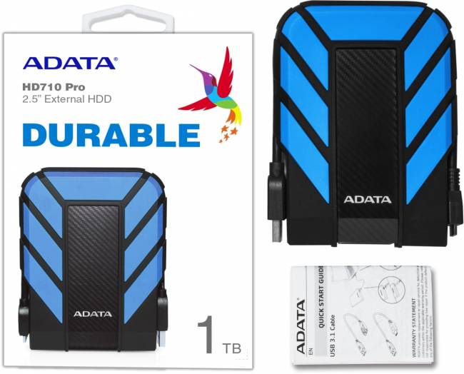 Внешний жесткий диск ADATA HD710 Pro — для бизнеса и офиса