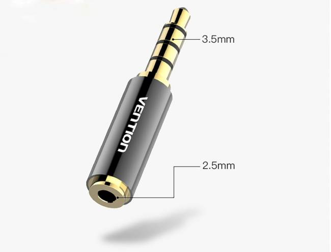Переходник Vention Jack 2.5 mm F/3.5mm M Vention micro jack 2.5 mm (f) - mini jack 3.5 mm (m) — для бизнеса и офиса Переходник Vention Jack 2.5 mm F/3.5mm M Vention micro jack 2.5 mm (f) - mini jack 3.5 mm (m) — для бизнеса и офиса