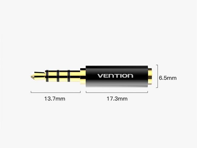 Переходник Vention Jack 2.5 mm F/3.5mm M Vention micro jack 2.5 mm (f) - mini jack 3.5 mm (m) — для бизнеса и офиса Переходник Vention Jack 2.5 mm F/3.5mm M Vention micro jack 2.5 mm (f) - mini jack 3.5 mm (m) — для бизнеса и офиса