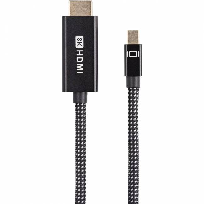 Кабель miniDisplayPort M-> HDMI M 4K@120Hz/8K@30Hz 1.8m Telecom,оплетка (TA820M-1.8M) Кабель-переходник Telecom Mini DisplayPort M/HDMI M (TA820M-1.8M) — для бизнеса и офиса Кабель miniDisplayPort M-> HDMI M 4K@120Hz/8K@30Hz 1.8m Telecom,оплетка (TA820M-1.8M) Кабель-переходник Telecom Mini DisplayPort M/HDMI M (TA820M-1.8M) — для бизнеса и офиса