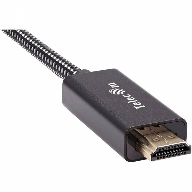 Кабель miniDisplayPort M-> HDMI M 4K@120Hz/8K@30Hz 1.8m Telecom,оплетка (TA820M-1.8M) Кабель-переходник Telecom Mini DisplayPort M/HDMI M (TA820M-1.8M) — для бизнеса и офиса Кабель miniDisplayPort M-> HDMI M 4K@120Hz/8K@30Hz 1.8m Telecom,оплетка (TA820M-1.8M) Кабель-переходник Telecom Mini DisplayPort M/HDMI M (TA820M-1.8M) — для бизнеса и офиса