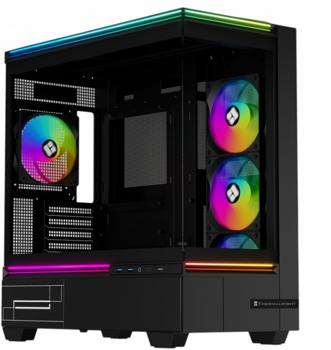 Корпус без блока питания Thermalright M10 FAN4-C Black — для бизнеса и офиса Корпус без блока питания Thermalright M10 FAN4-C Black — для бизнеса и офиса