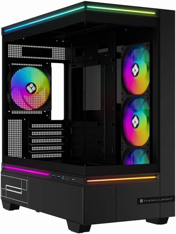 Корпус без блока питания Thermalright M10 FAN4-C Black — для бизнеса и офиса Корпус без блока питания Thermalright M10 FAN4-C Black — для бизнеса и офиса
