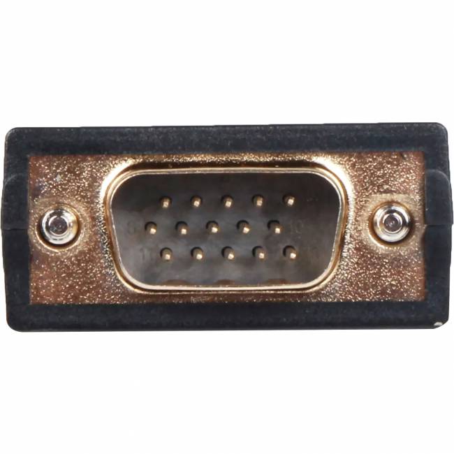 Переходник HDMI(F) --> VGA(M)+audio,1080*60Hz, VCOM <CA336A> Переходник VCOM HDMI F/VGA M+mini jack 3.5 mm M (CA336A) — для бизнеса и офиса