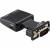 Переходник HDMI(F) --> VGA(M)+audio,1080*60Hz, VCOM <CA336A> Переходник VCOM HDMI F/VGA M+mini jack 3.5 mm M (CA336A) — для бизнеса и офиса