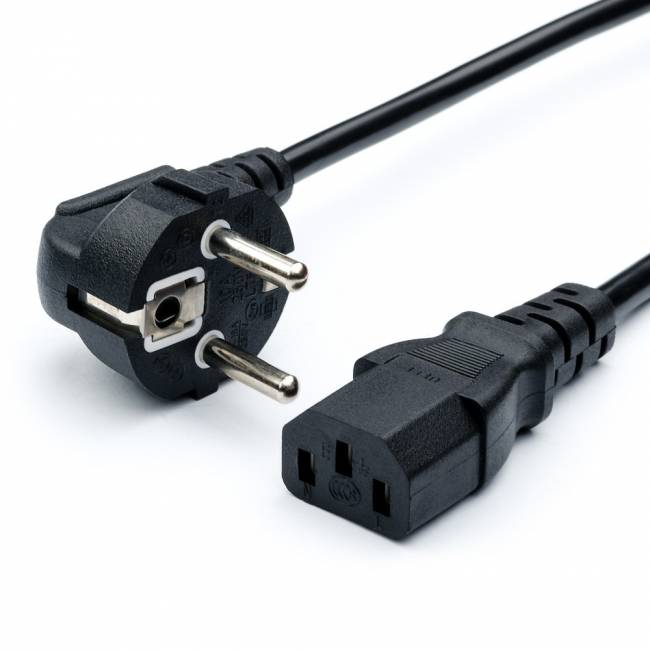 Кабель питания GoPower евровилка CEE 7/7-C13 1.8м ПВХ 0.75мм черный (1/10/160) GoPower CEE 7 / 7-C13 1.8 м — для бизнеса и офиса Кабель питания GoPower евровилка CEE 7/7-C13 1.8м ПВХ 0.75мм черный (1/10/160) GoPower CEE 7 / 7-C13 1.8 м — для бизнеса и офиса