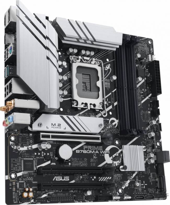 Материнская плата ASUS PRIME B760M-A WIFI — для бизнеса и офиса Материнская плата ASUS PRIME B760M-A WIFI — для бизнеса и офиса