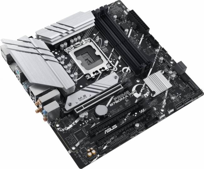 Материнская плата ASUS PRIME B760M-A WIFI — для бизнеса и офиса Материнская плата ASUS PRIME B760M-A WIFI — для бизнеса и офиса