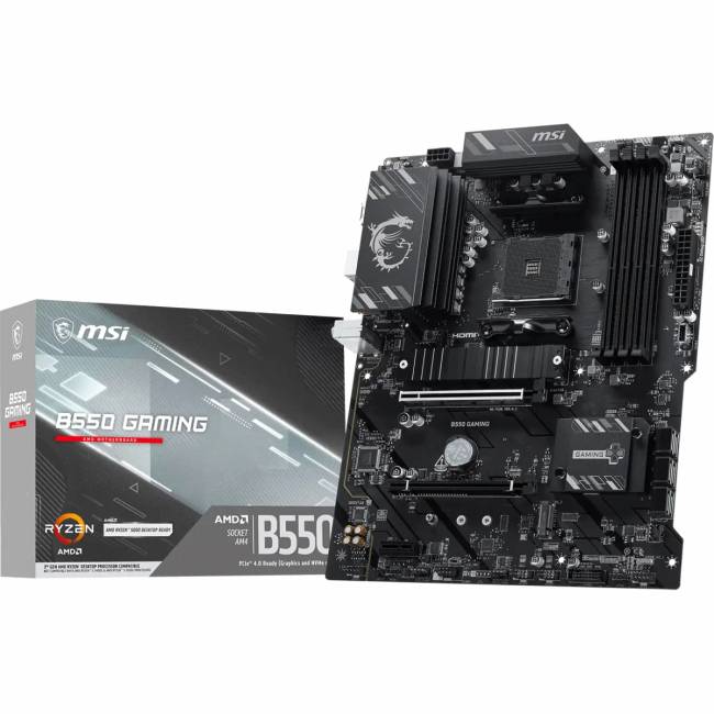 Материнская плата MSI B550 GAMING — для бизнеса и офиса Материнская плата MSI B550 GAMING — для бизнеса и офиса