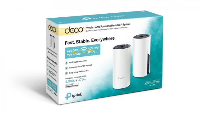 Точка доступа TP-Link Deco P9 (2-Pack) — для бизнеса и офиса Точка доступа TP-Link Deco P9 (2-Pack) — для бизнеса и офиса