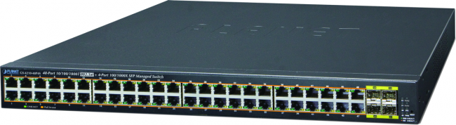 коммутатор Planet GS-4210-48P4S — для бизнеса и офиса коммутатор Planet GS-4210-48P4S — для бизнеса и офиса