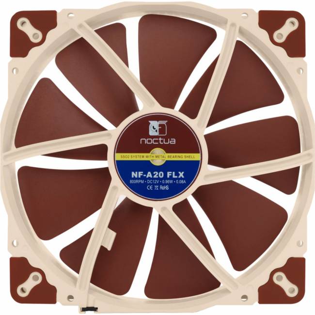 Кулер для корпуса Noctua NF-A20 FLX — для бизнеса и офиса Кулер для корпуса Noctua NF-A20 FLX — для бизнеса и офиса