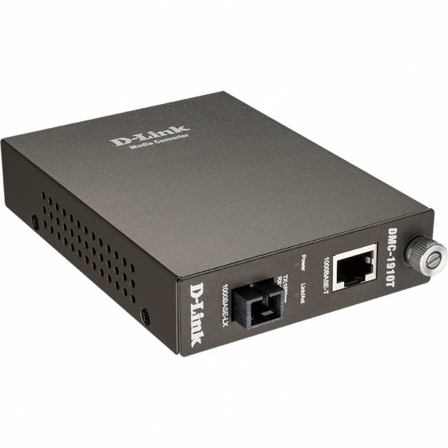 Медиаконвертор D-Link DMC-1910T/A9A — для бизнеса и офиса Медиаконвертор D-Link DMC-1910T/A9A — для бизнеса и офиса