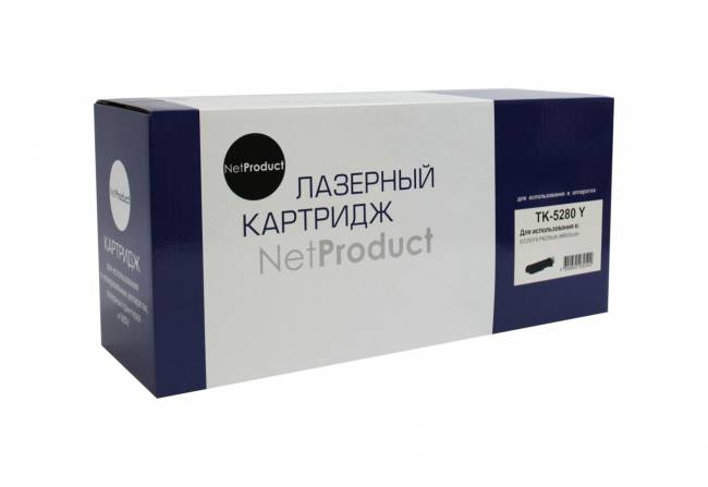 Тонер-картридж NetProduct (N-TK-5280Y) для Kyocera ECOSYS P6235/M6235/M6635, Y, 11K — для бизнеса и офиса Тонер-картридж NetProduct (N-TK-5280Y) для Kyocera ECOSYS P6235/M6235/M6635, Y, 11K — для бизнеса и офиса