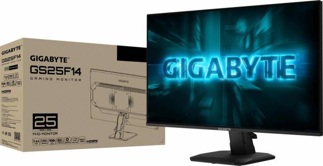 Монитор Gigabyte 20VM0-GS25F14BM-1EUS — для бизнеса и офиса Монитор Gigabyte 20VM0-GS25F14BM-1EUS — для бизнеса и офиса