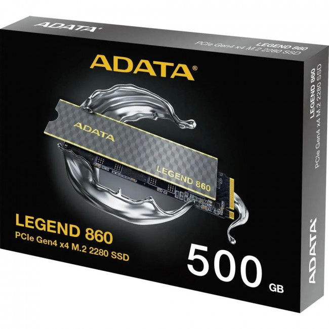 Твердотельный накопитель ADATA SSD LEGEND 860 (SLEG-860-500GCS) — для бизнеса и офиса
