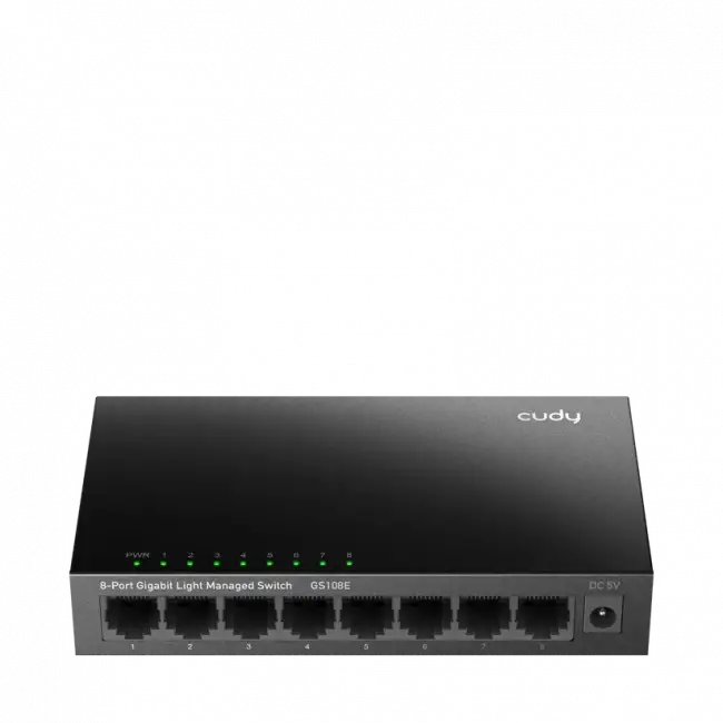 Коммутатор Cudy GS108E — для бизнеса и офиса Коммутатор Cudy GS108E — для бизнеса и офиса