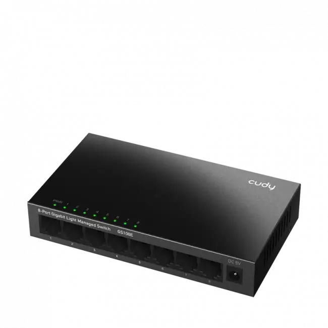 Коммутатор Cudy GS108E — для бизнеса и офиса Коммутатор Cudy GS108E — для бизнеса и офиса