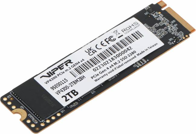Накопитель SSD Patriot VP4300-2TBM28H — для бизнеса и офиса Накопитель SSD Patriot VP4300-2TBM28H — для бизнеса и офиса