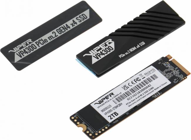 Накопитель SSD Patriot VP4300-2TBM28H — для бизнеса и офиса Накопитель SSD Patriot VP4300-2TBM28H — для бизнеса и офиса