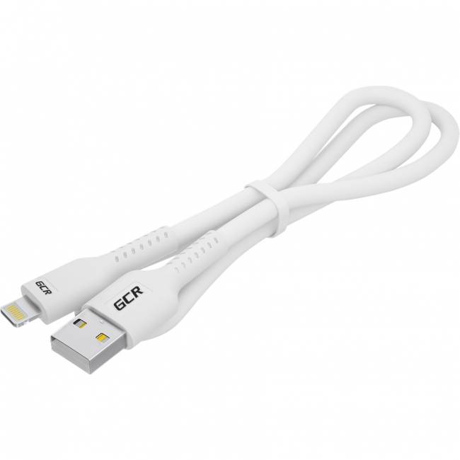 GCR Кабель 1.0m USB AM/Lightning - поддержка всех IOS, MFi, белый, GCR-54251 Кабель Greenconnect 1 м (GCR-54251) — для бизнеса и офиса GCR Кабель 1.0m USB AM/Lightning - поддержка всех IOS, MFi, белый, GCR-54251 Кабель Greenconnect 1 м (GCR-54251) — для бизнеса и офиса
