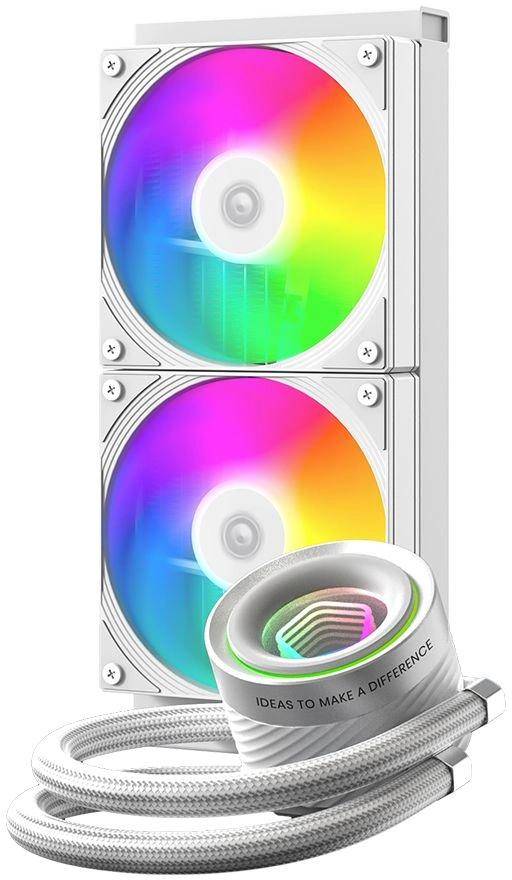 Система водяного охлаждения ID-COOLING FX240 INF WHITE — для бизнеса и офиса Система водяного охлаждения ID-COOLING FX240 INF WHITE — для бизнеса и офиса